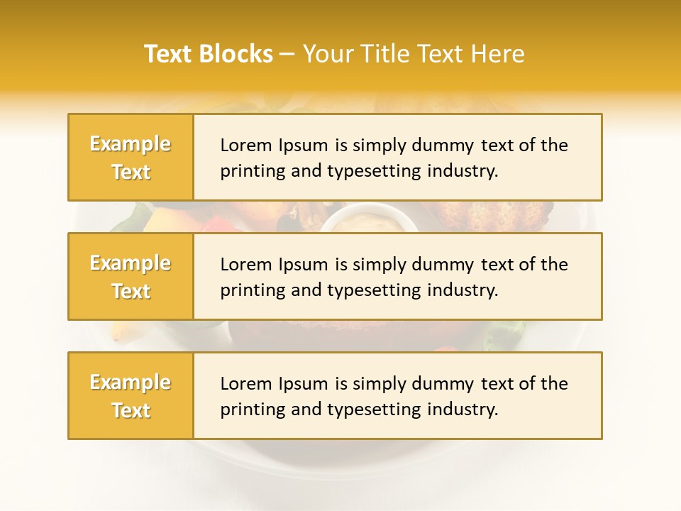 Fries Beef Eat PowerPoint Template