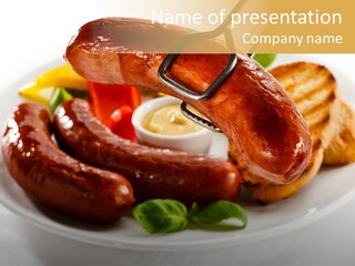 Restaurant Grill Dinner PowerPoint Template