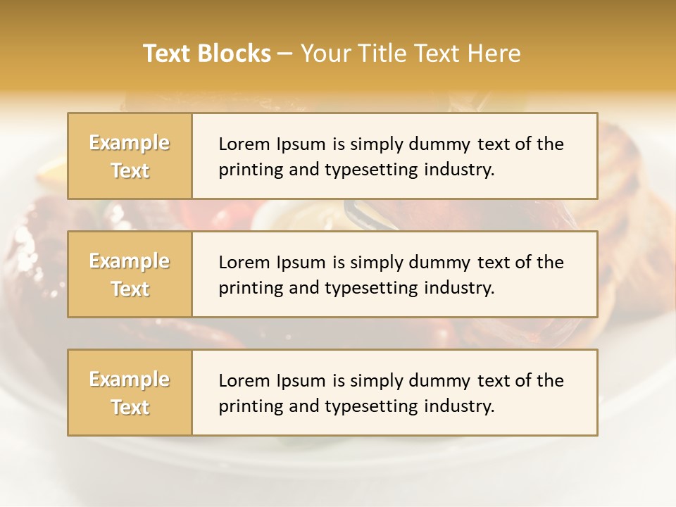 Restaurant Grill Dinner PowerPoint Template