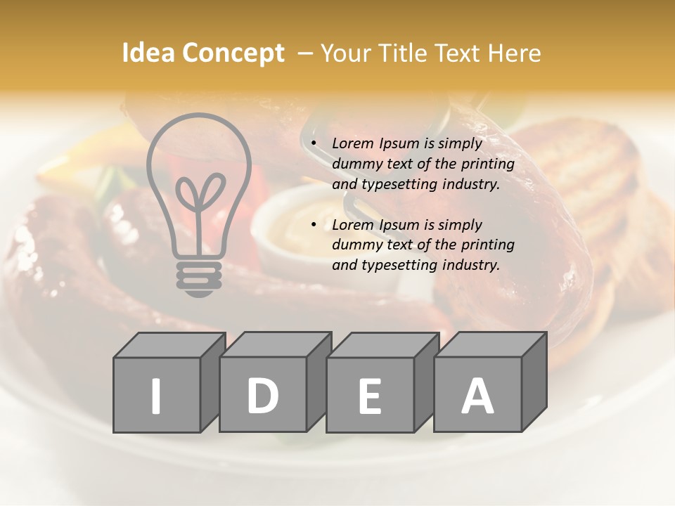 Restaurant Grill Dinner PowerPoint Template