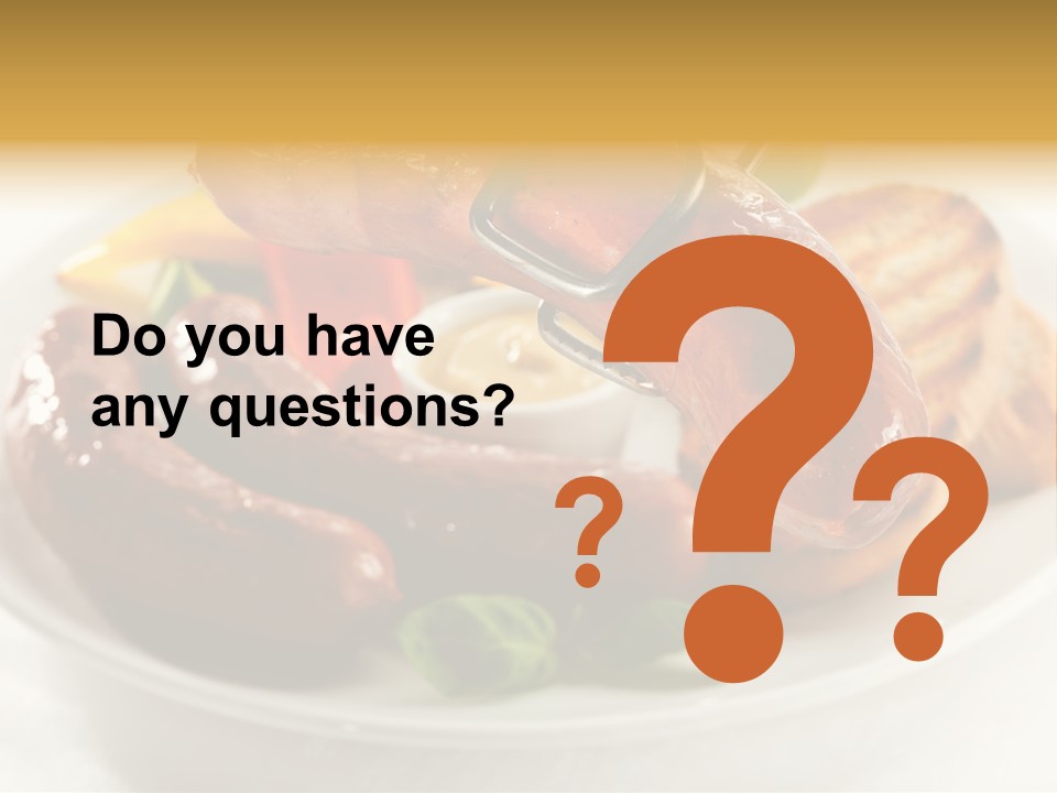 Restaurant Grill Dinner PowerPoint Template