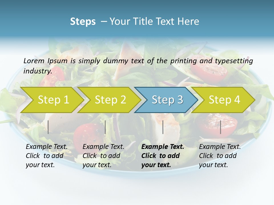 Grilled Fillet Onion PowerPoint Template