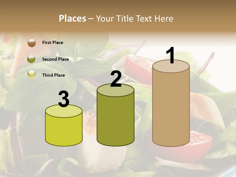 Roasted Vegetarian Vegetable PowerPoint Template