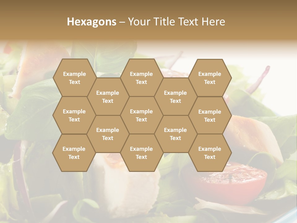 Roasted Vegetarian Vegetable PowerPoint Template