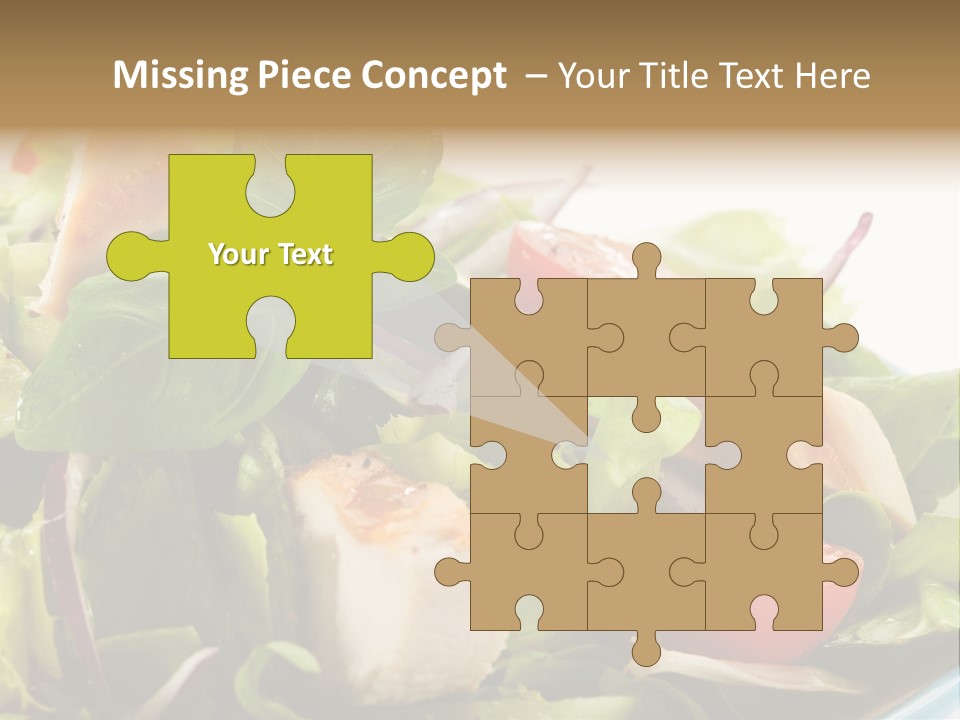 Roasted Vegetarian Vegetable PowerPoint Template