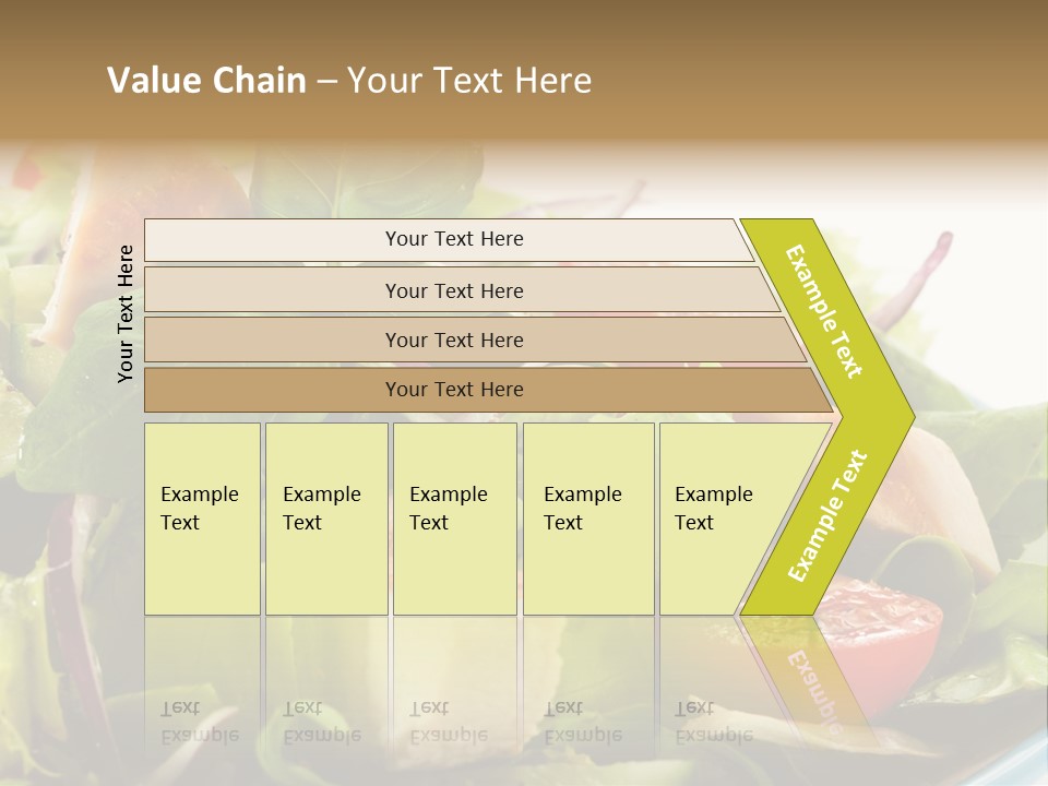 Roasted Vegetarian Vegetable PowerPoint Template