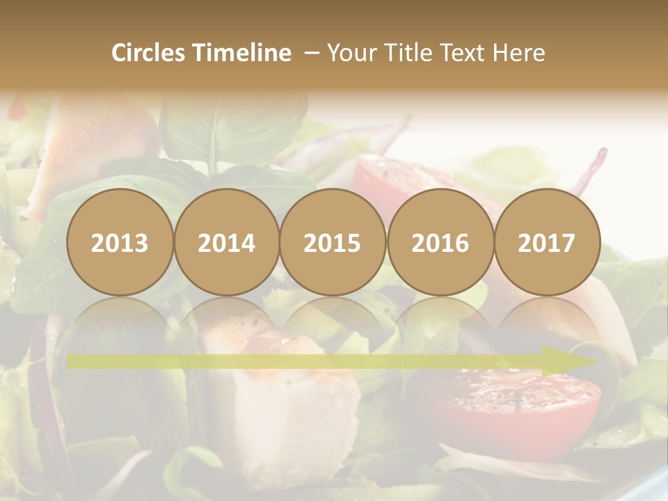 Roasted Vegetarian Vegetable PowerPoint Template