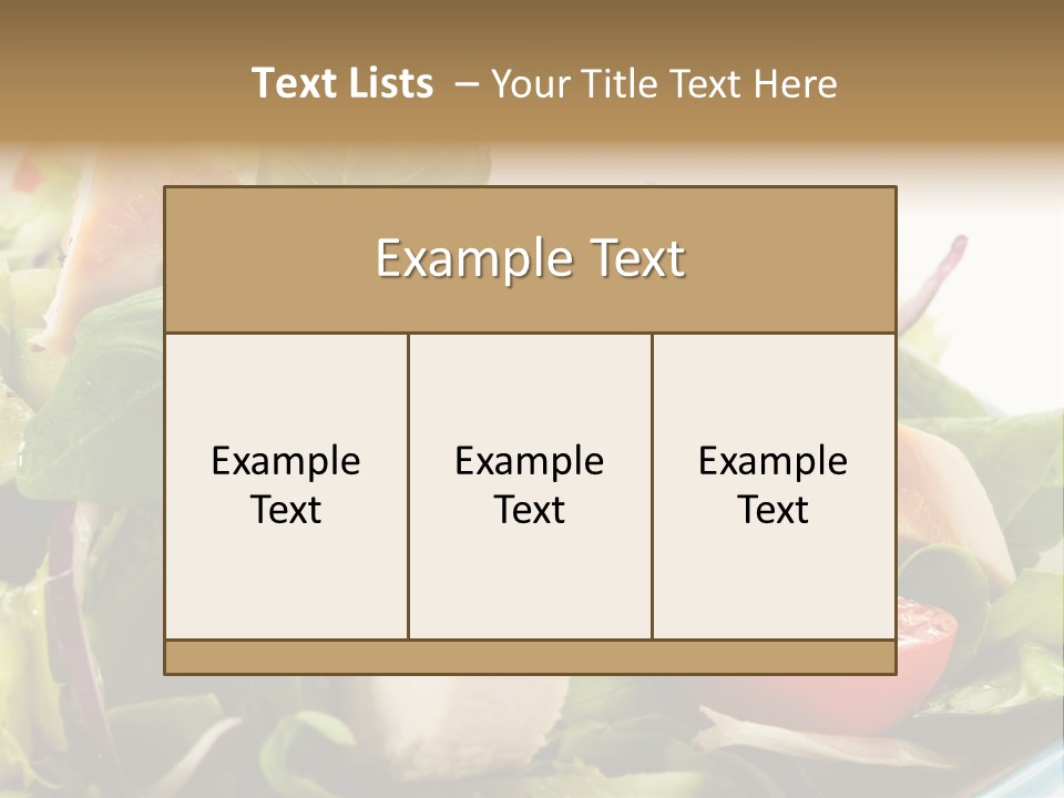 Roasted Vegetarian Vegetable PowerPoint Template