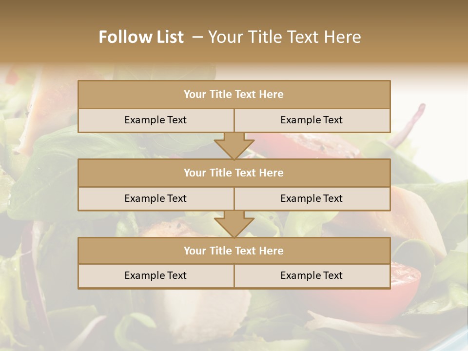 Roasted Vegetarian Vegetable PowerPoint Template