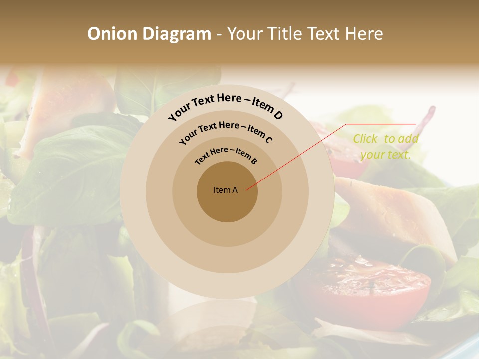 Roasted Vegetarian Vegetable PowerPoint Template