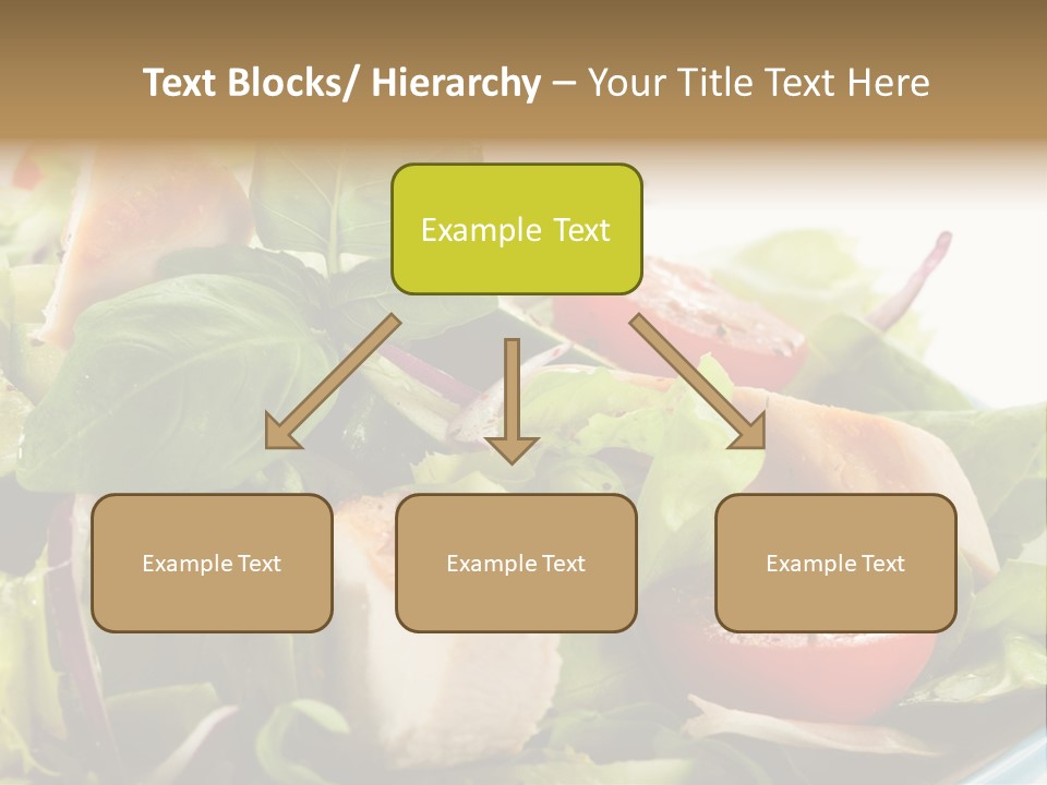 Roasted Vegetarian Vegetable PowerPoint Template