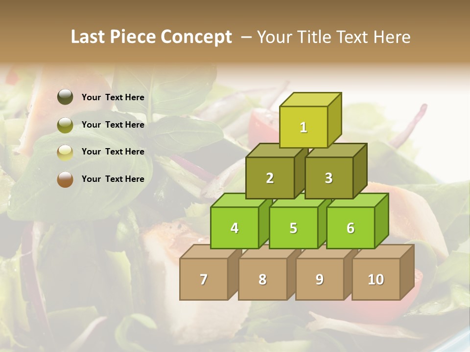 Roasted Vegetarian Vegetable PowerPoint Template