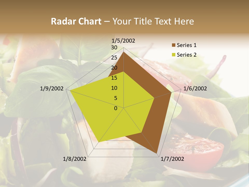 Roasted Vegetarian Vegetable PowerPoint Template