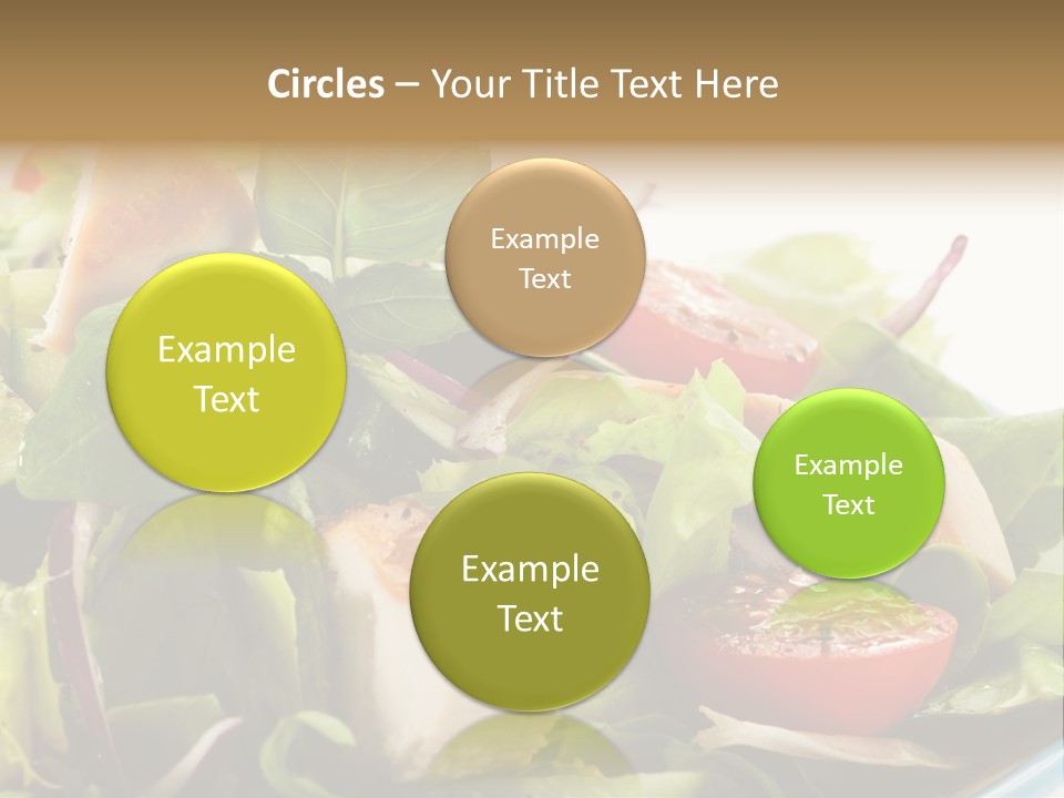 Roasted Vegetarian Vegetable PowerPoint Template