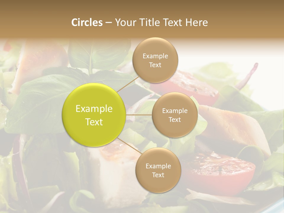 Roasted Vegetarian Vegetable PowerPoint Template