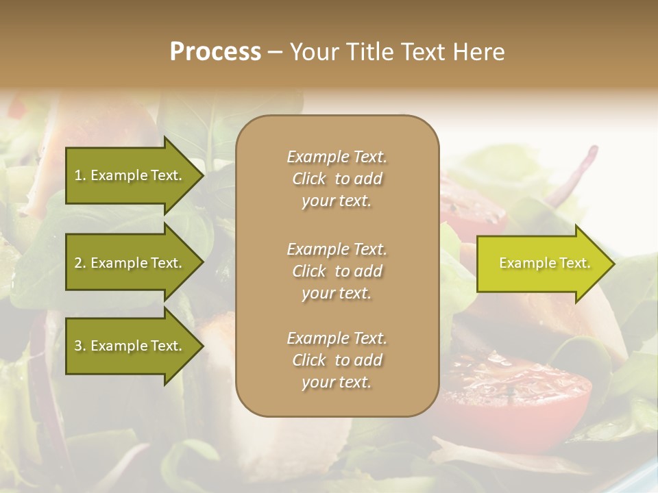 Roasted Vegetarian Vegetable PowerPoint Template