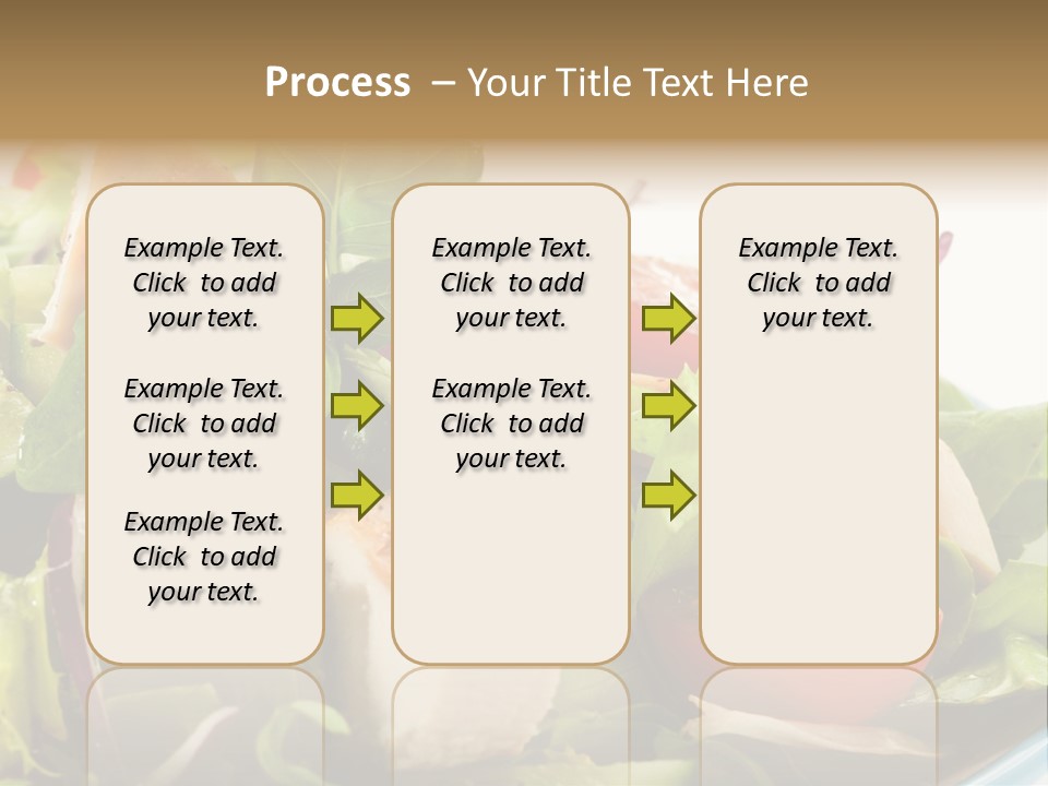 Roasted Vegetarian Vegetable PowerPoint Template