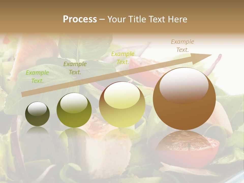 Roasted Vegetarian Vegetable PowerPoint Template