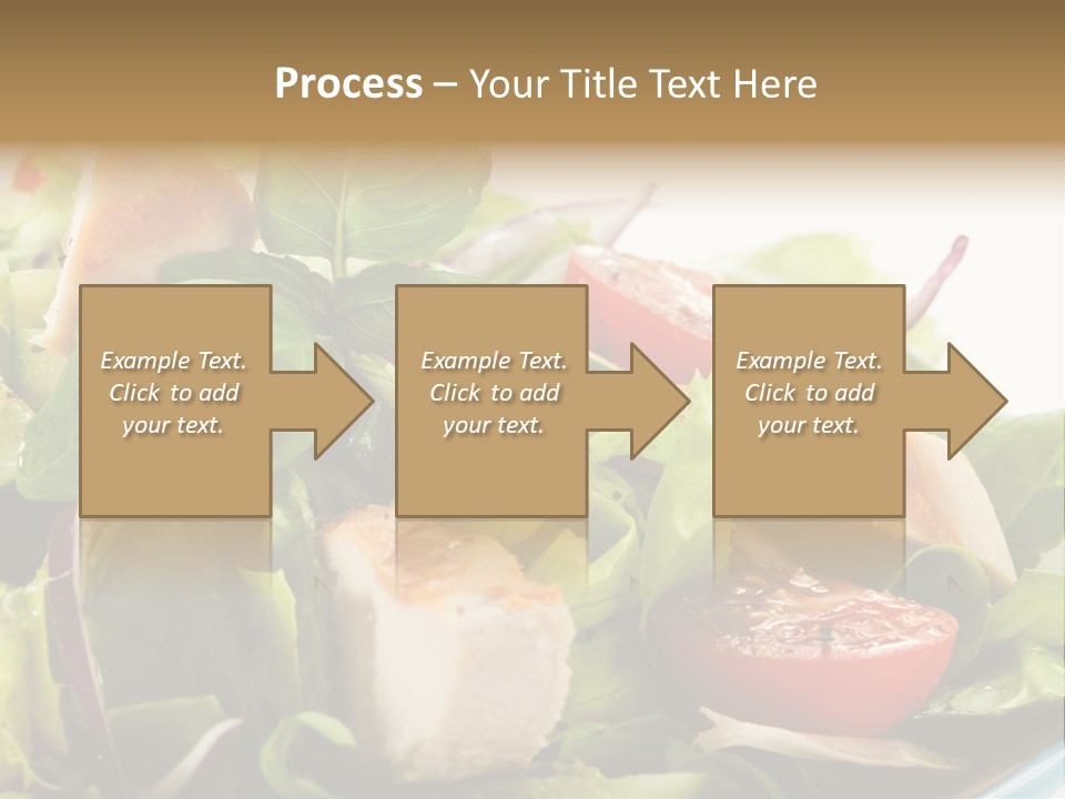 Roasted Vegetarian Vegetable PowerPoint Template