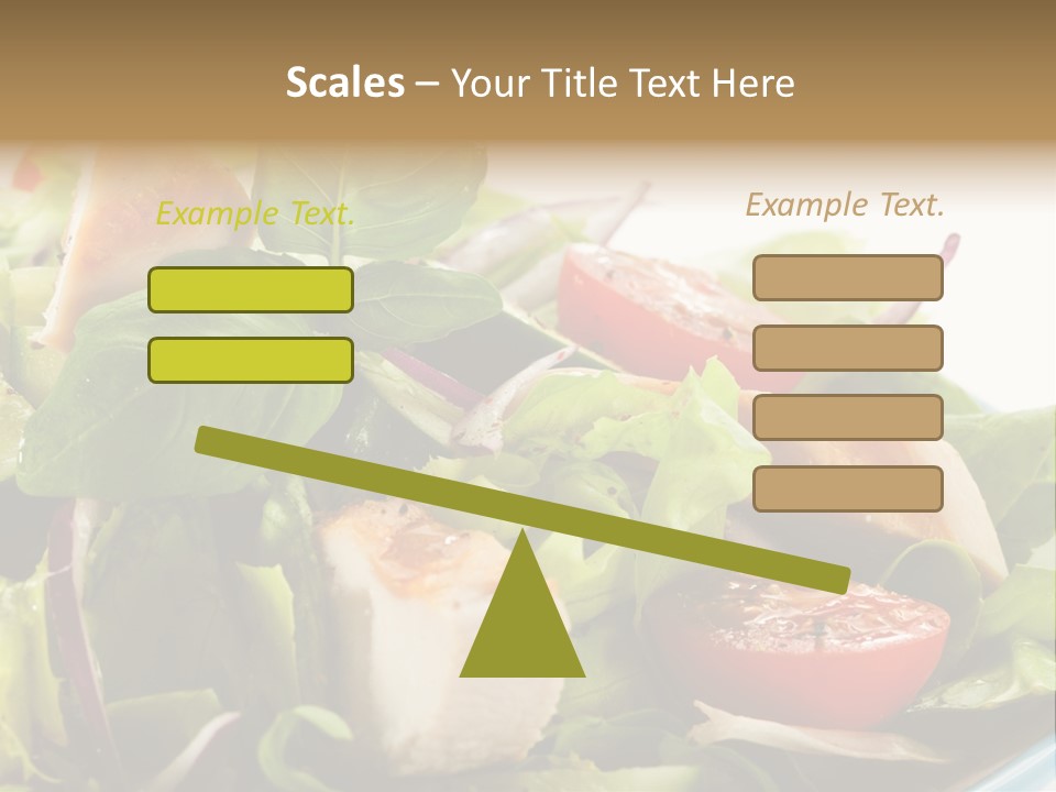 Roasted Vegetarian Vegetable PowerPoint Template