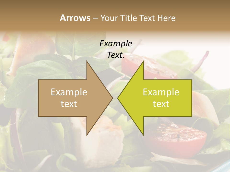 Roasted Vegetarian Vegetable PowerPoint Template