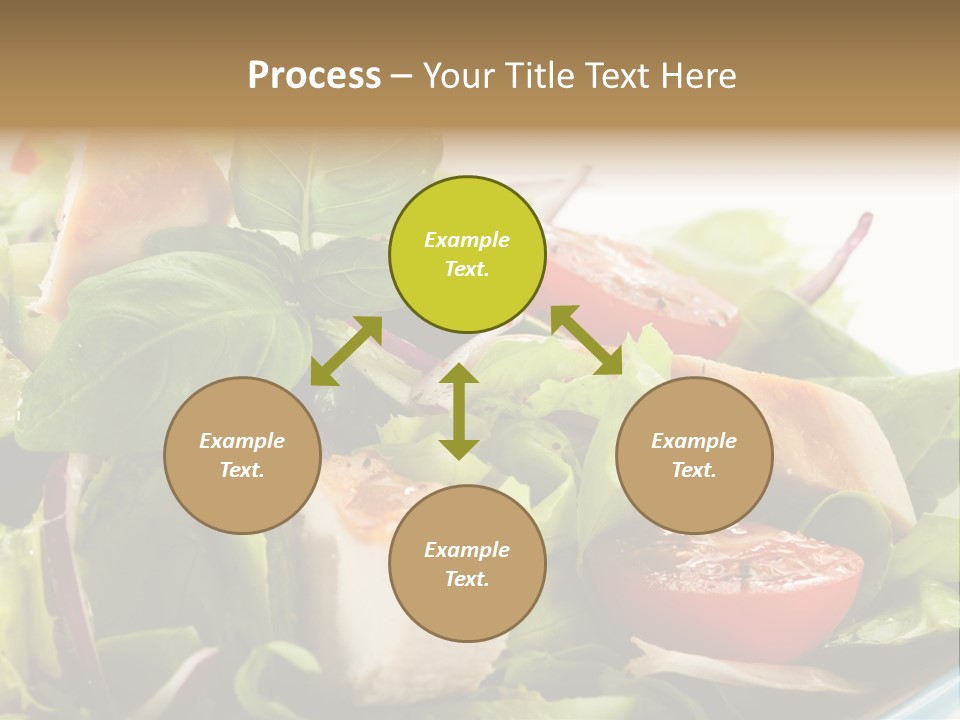 Roasted Vegetarian Vegetable PowerPoint Template