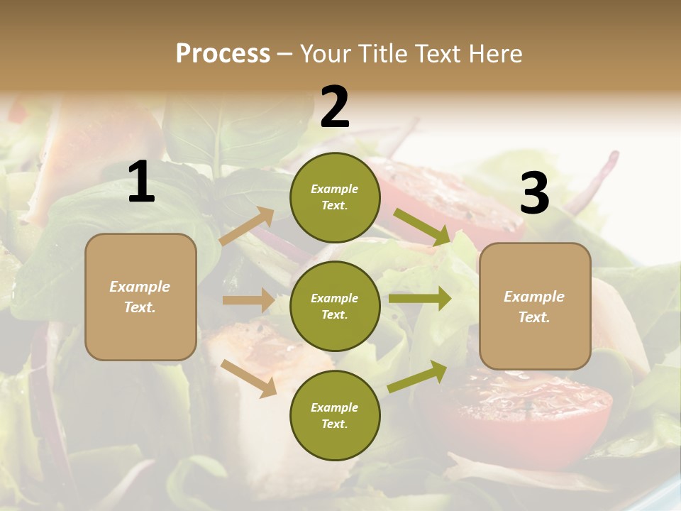 Roasted Vegetarian Vegetable PowerPoint Template