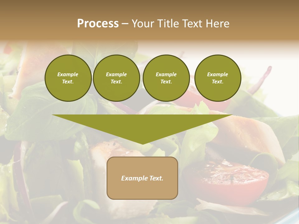 Roasted Vegetarian Vegetable PowerPoint Template