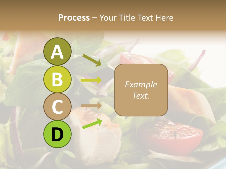 Roasted Vegetarian Vegetable PowerPoint Template