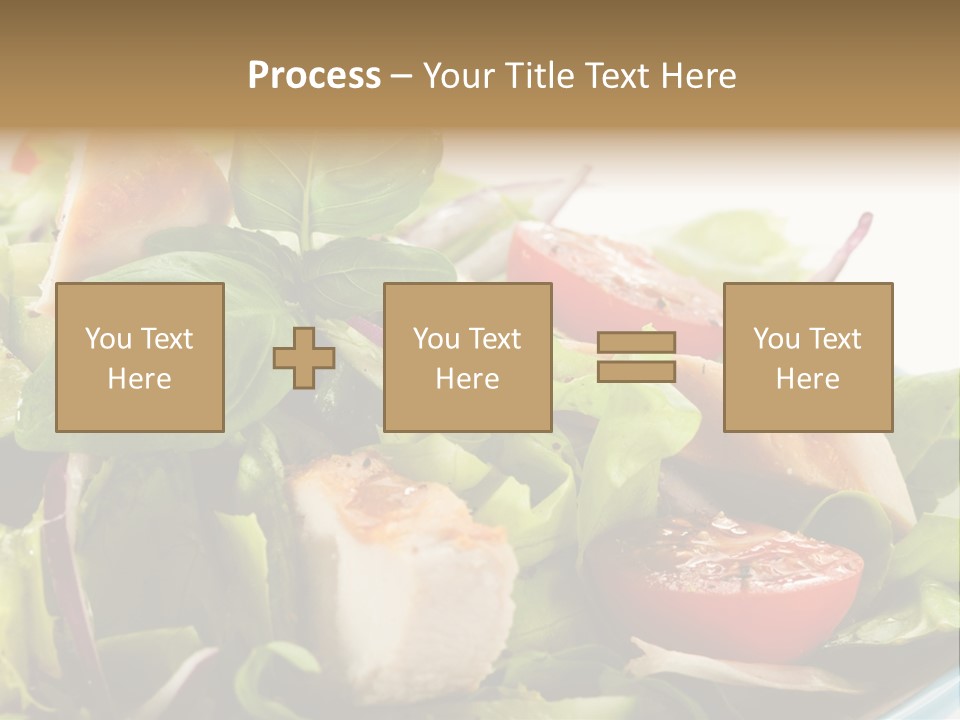 Roasted Vegetarian Vegetable PowerPoint Template