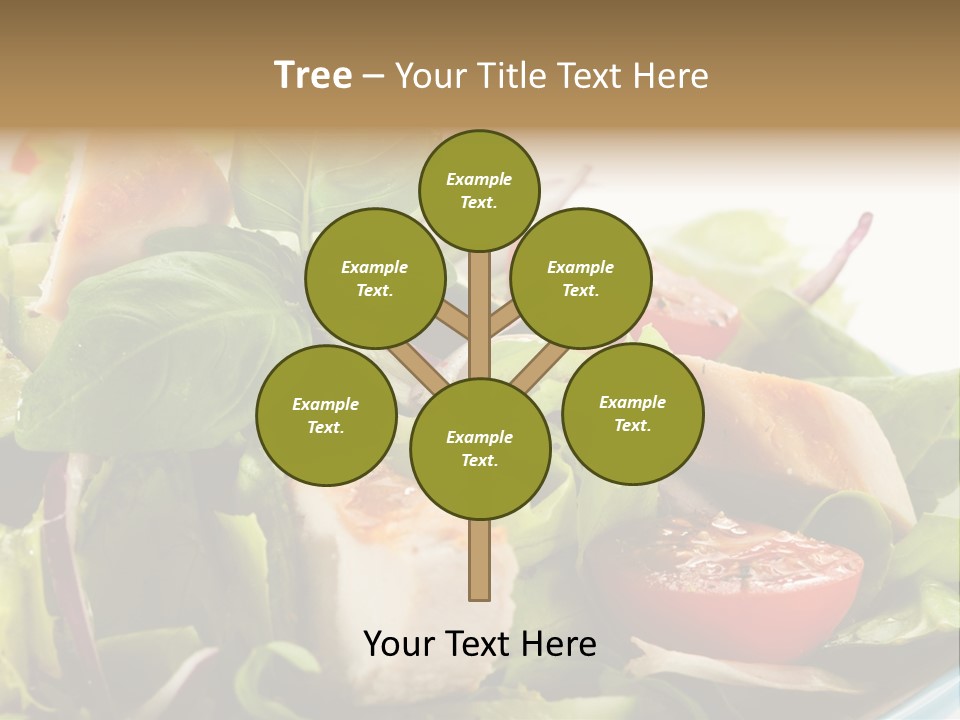 Roasted Vegetarian Vegetable PowerPoint Template