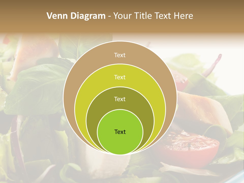 Roasted Vegetarian Vegetable PowerPoint Template