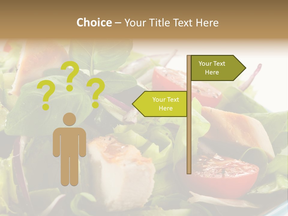 Roasted Vegetarian Vegetable PowerPoint Template