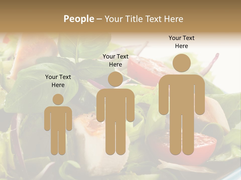 Roasted Vegetarian Vegetable PowerPoint Template