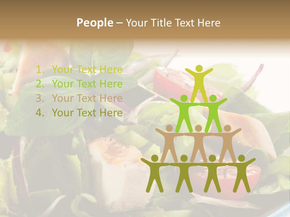 Roasted Vegetarian Vegetable PowerPoint Template