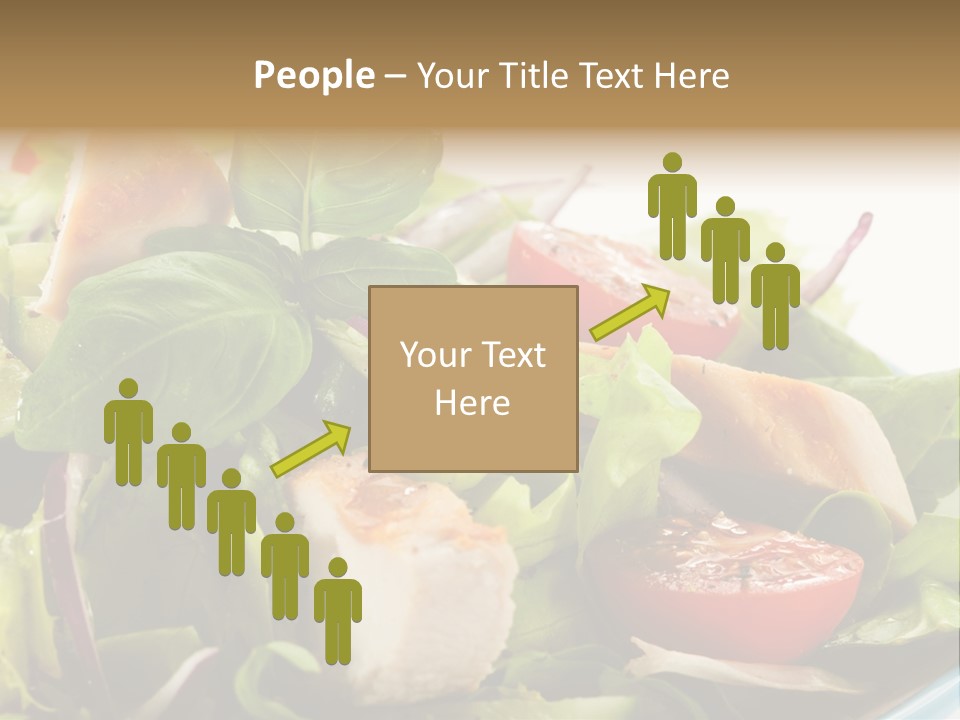 Roasted Vegetarian Vegetable PowerPoint Template