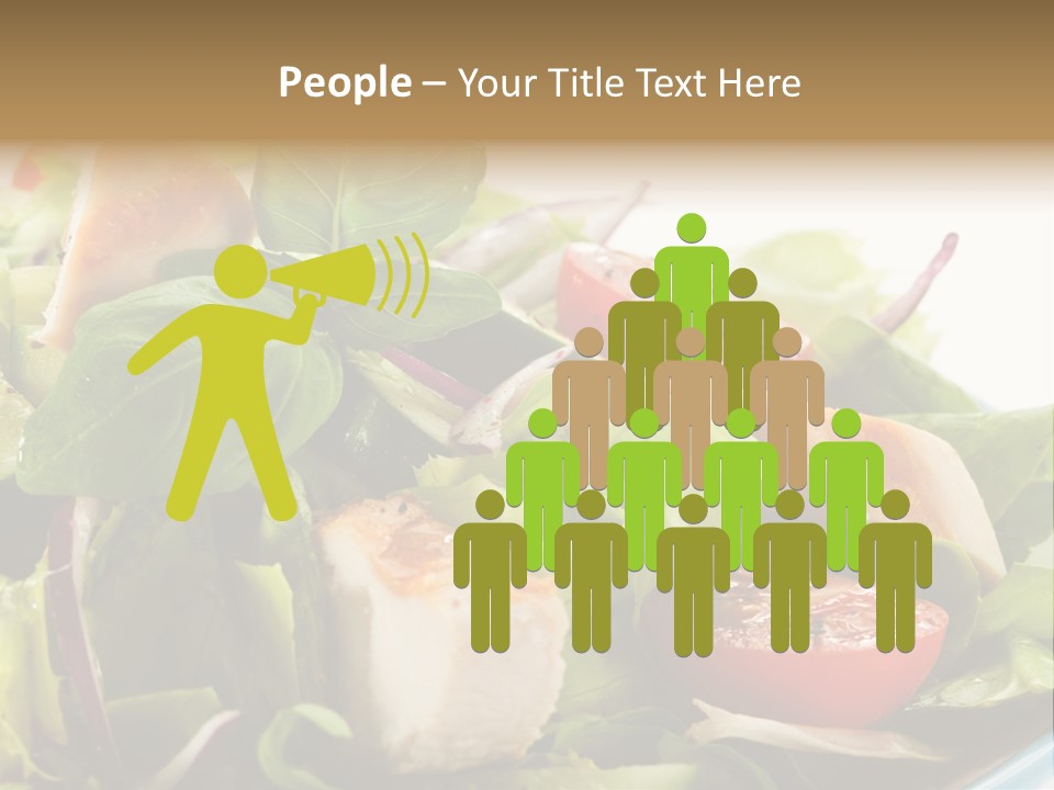 Roasted Vegetarian Vegetable PowerPoint Template