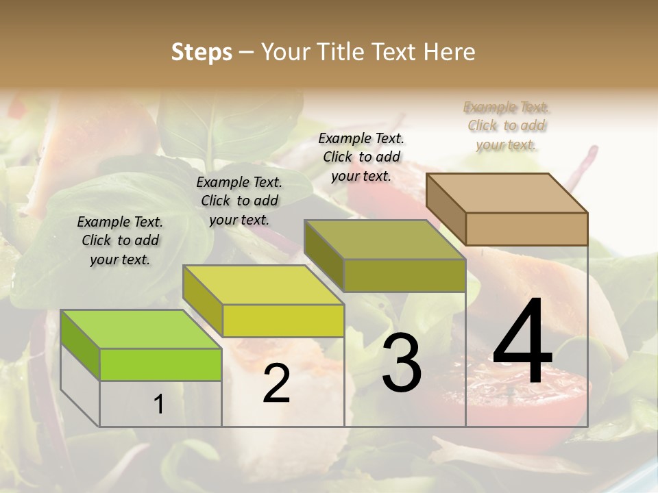 Roasted Vegetarian Vegetable PowerPoint Template