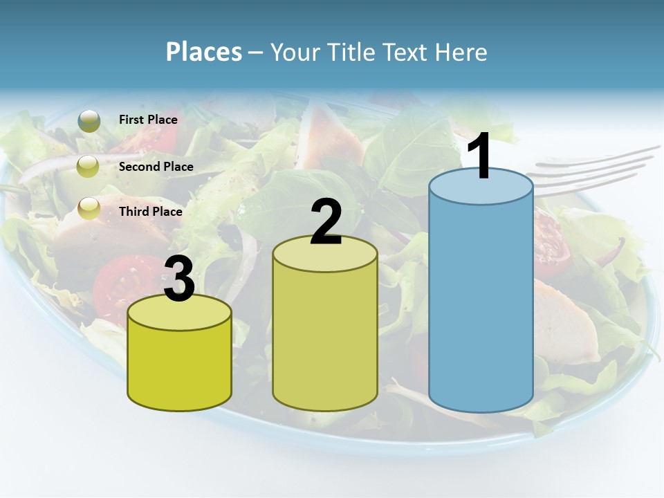 Close Up Dinning Low Fat PowerPoint Template