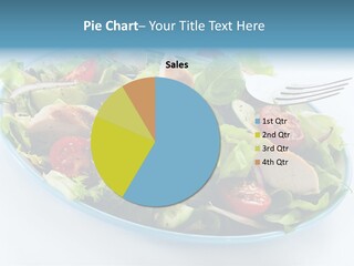 Close Up Dinning Low Fat PowerPoint Template