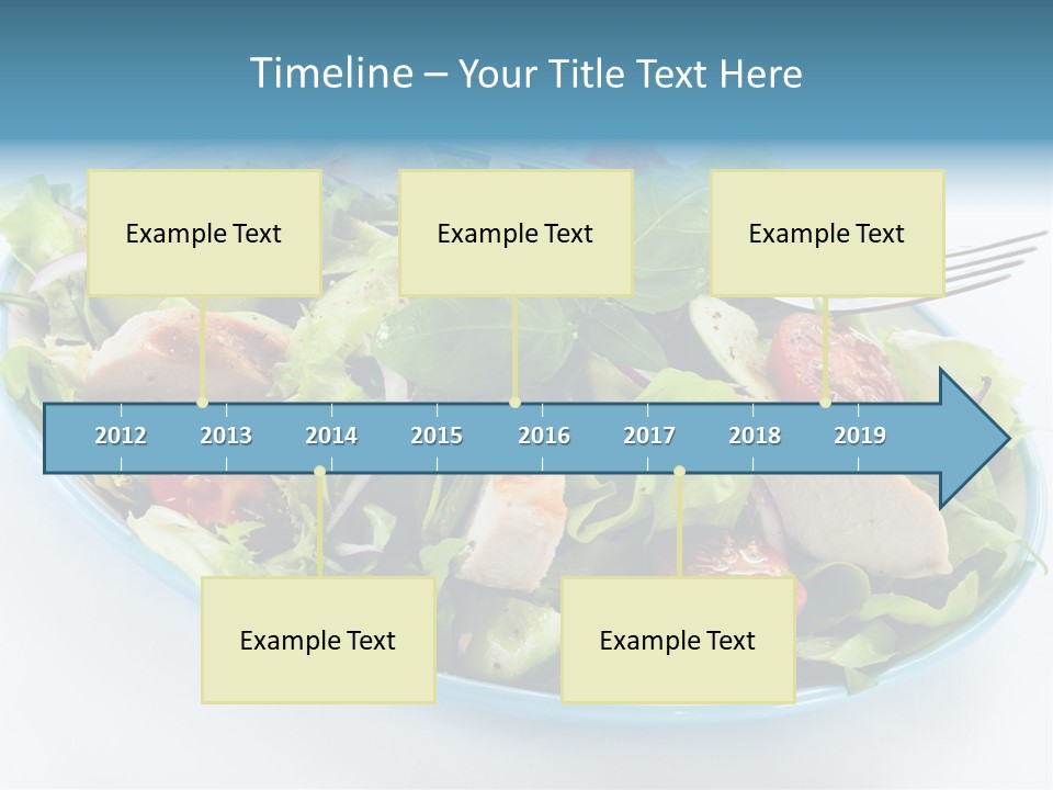 Close Up Dinning Low Fat PowerPoint Template