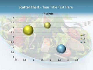 Close Up Dinning Low Fat PowerPoint Template