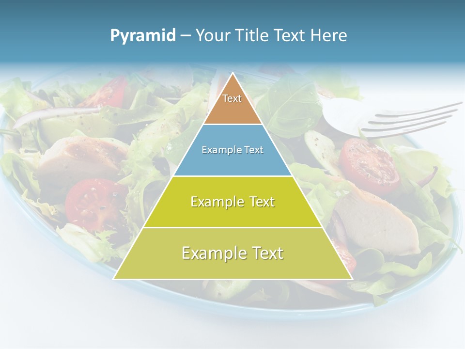 Close Up Dinning Low Fat PowerPoint Template