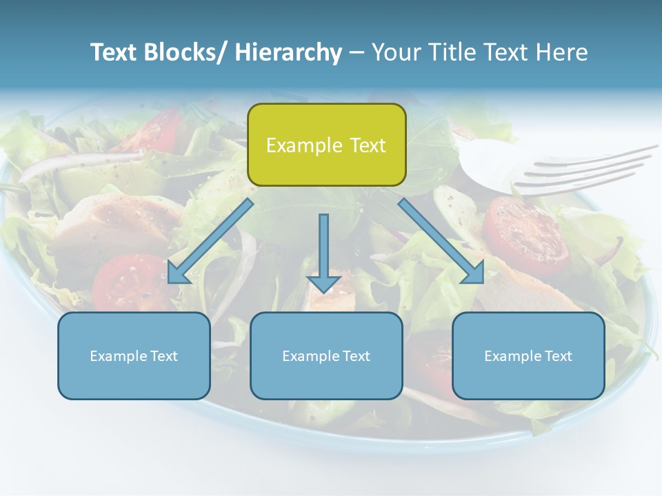 Close Up Dinning Low Fat PowerPoint Template