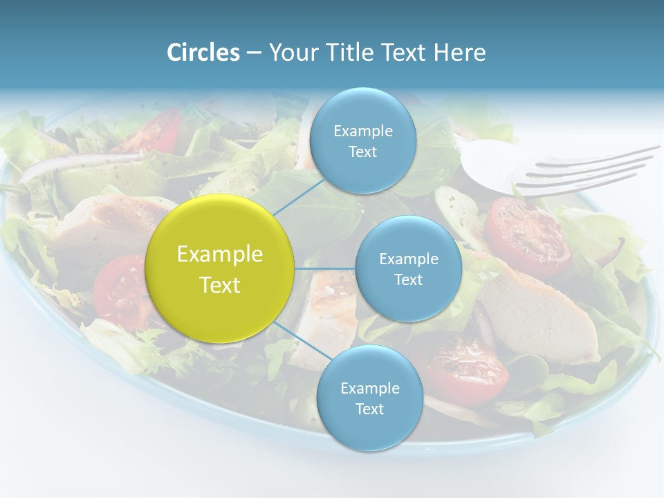 Close Up Dinning Low Fat PowerPoint Template