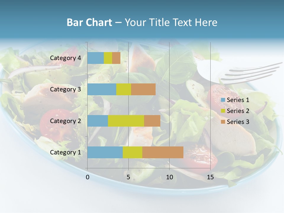 Close Up Dinning Low Fat PowerPoint Template
