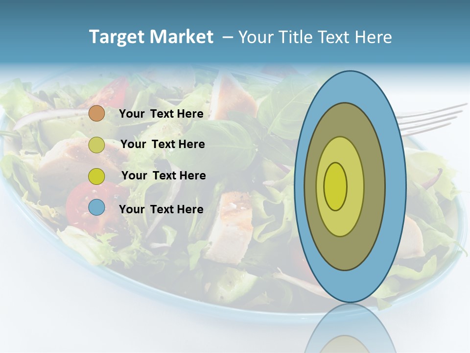 Close Up Dinning Low Fat PowerPoint Template