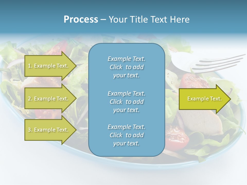 Close Up Dinning Low Fat PowerPoint Template