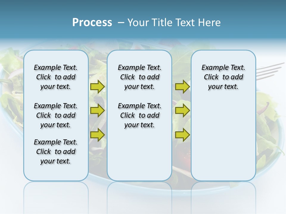 Close Up Dinning Low Fat PowerPoint Template