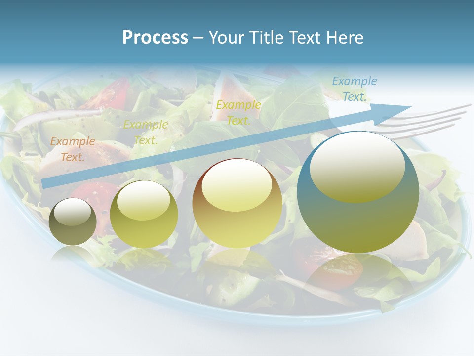 Close Up Dinning Low Fat PowerPoint Template